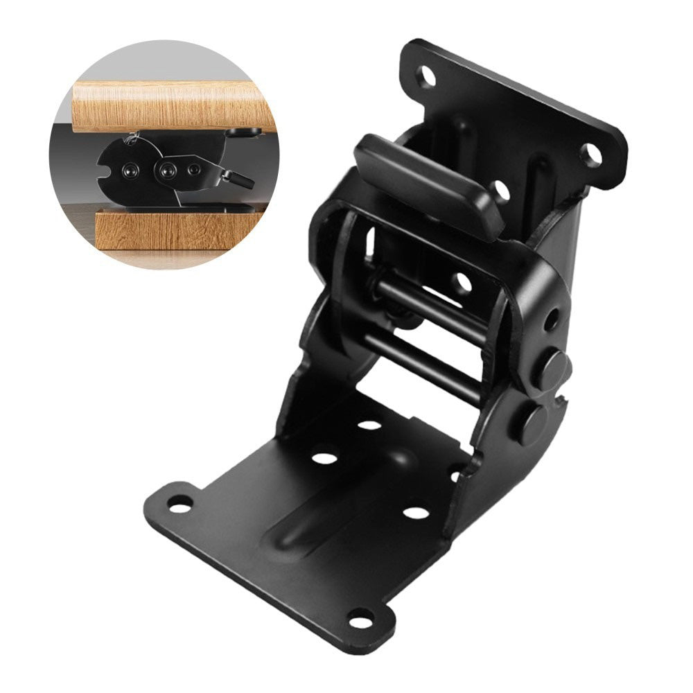4pcs 0-90-180 Degree Folding Table Leg Brackets Self Lock Hinges