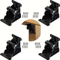 4pcs 0-90 Degree Folding Table Leg Brackets Self Lock Hinges