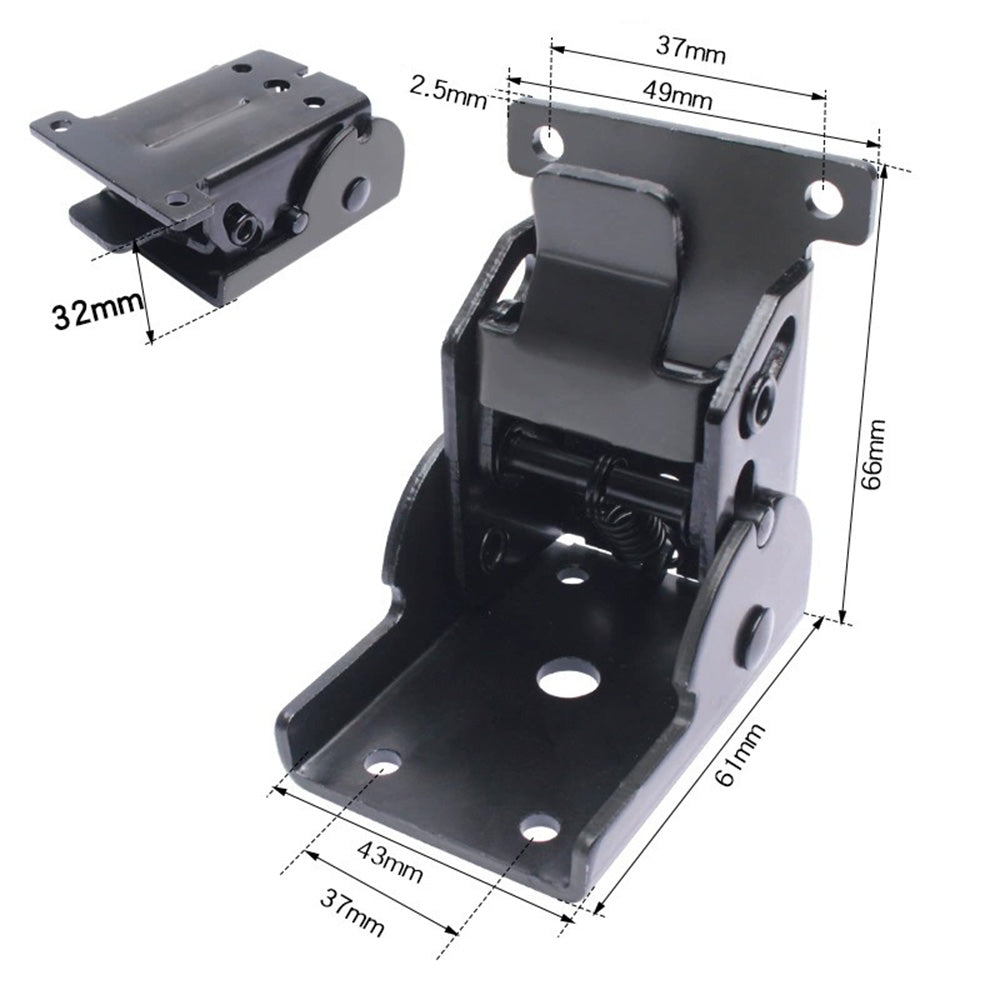 4pcs 0-90 Degree Folding Table Leg Brackets Self Lock Hinges