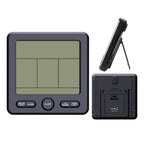 TS-6210 Multifunctional Wireless Thermometer Hygrometer Alert Clock Calendar