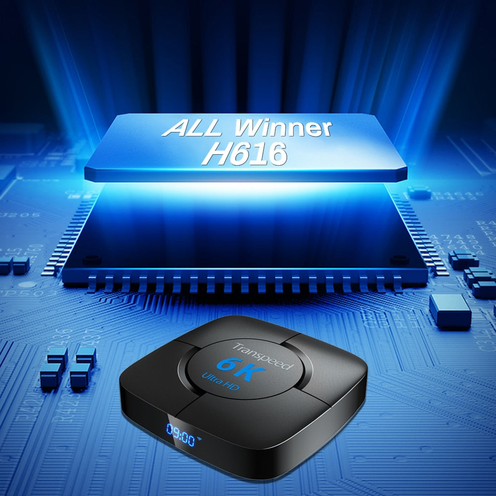 6K 4GB+64G  TV Box Voice Assistant 6K 3D Wifi 2.4G&5.8G Media player