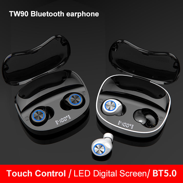 TW90 TWS Wireless Earphone Bluetooth Headset For iOS Android