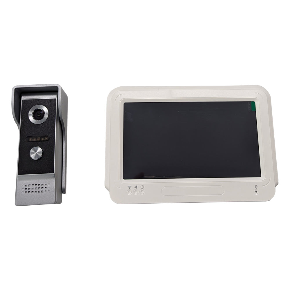 Smart WiFi Video Intercom 7 inch Touch Screen 1080P Waterproof Doorbell Camera