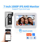 Smart WiFi Video Intercom 7 inch Touch Screen 1080P Waterproof Doorbell Camera
