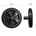 Wheelie Bin Replacement Wheels and Axles 100L 120L 240L