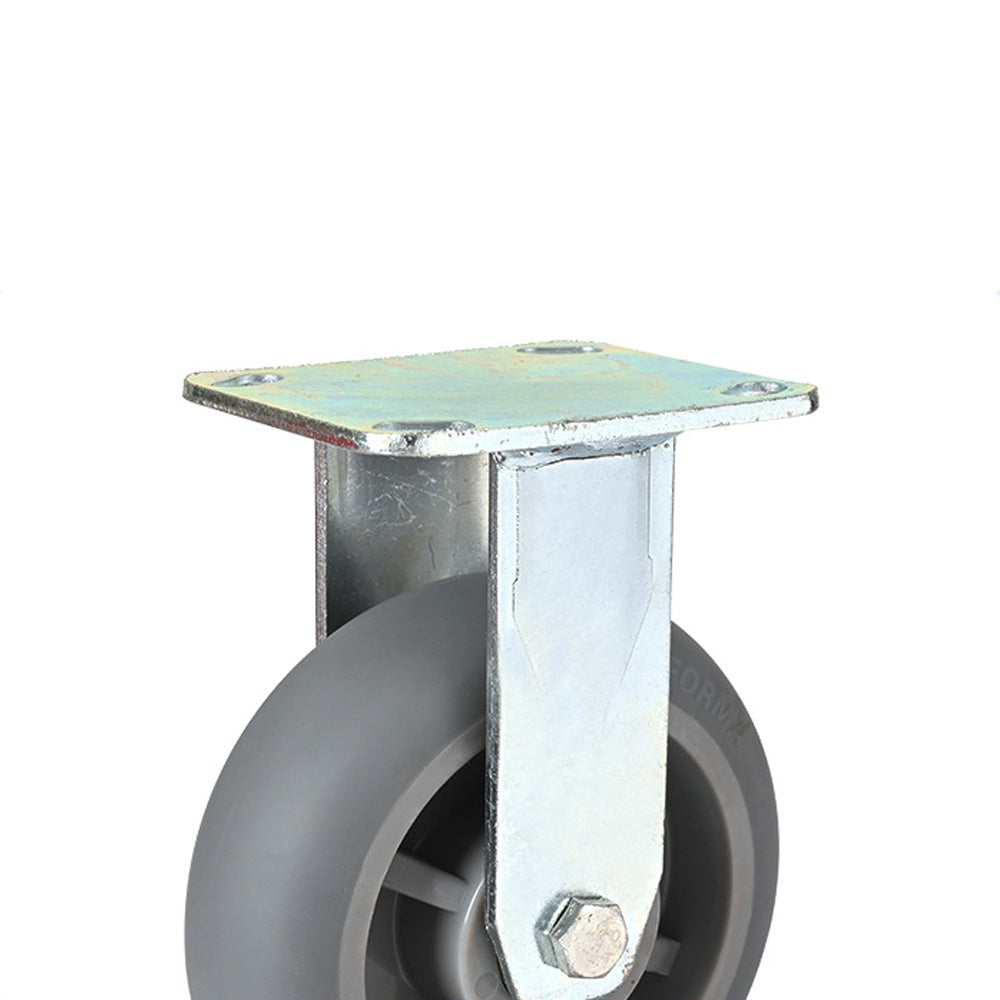 4 pcs 5-inch 125mm Heavy Duty Industrial Castor Wheel TPR Mute Wheel