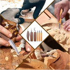 Wood Carving Chisel Cutter Kit Woodworking Whittling Cutter Gouges Tools