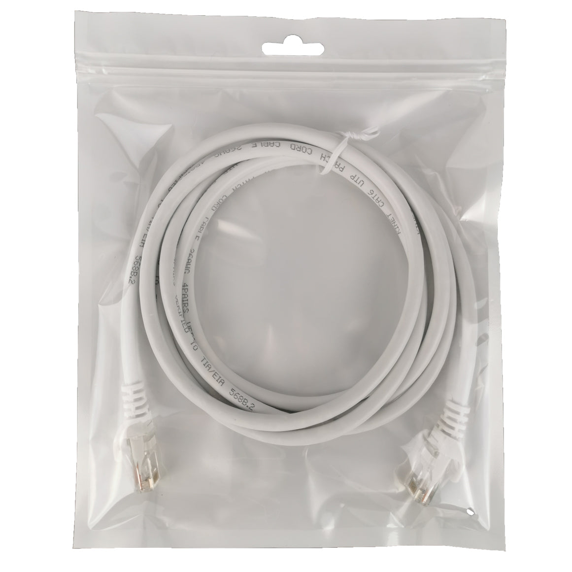 2m White Ethernet Network Lan Cable CAT6 UTP 1000Mbps RJ45 8P8C