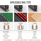 3-in-1 Nailer Stapler Gun Set With 1200 Staples Manual DIY Nailer Tool Kit&nbsp;