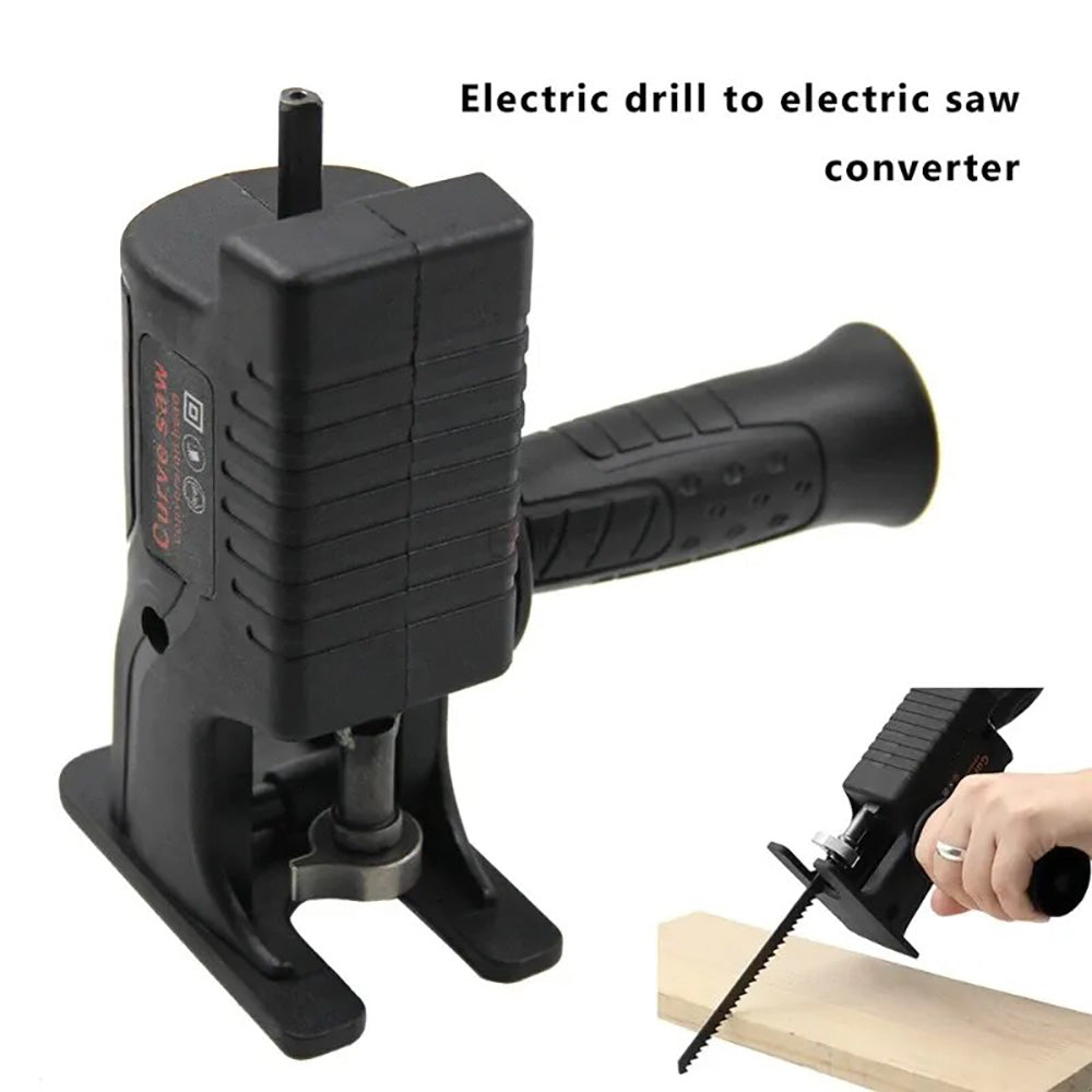 Electric Drill To Saw Conversion Head Curve Saw Converter Woodworking Saw