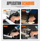Electric Drill To Saw Conversion Head Curve Saw Converter Woodworking Saw