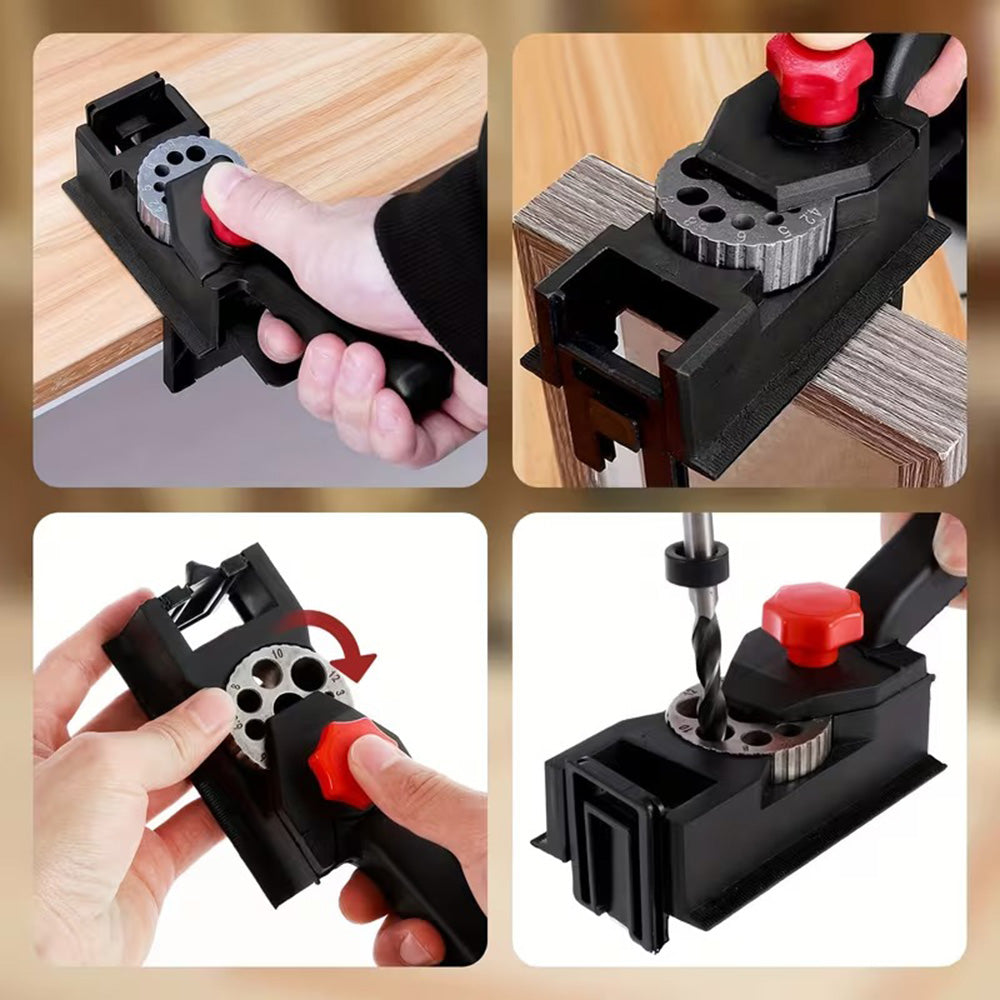 3-12mm Hole Woodworking Drilling Positioning Limit Fixture DIY Woodworking 38pcs