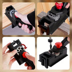 3-12mm Hole Woodworking Drilling Positioning Limit Fixture DIY Woodworking 38pcs