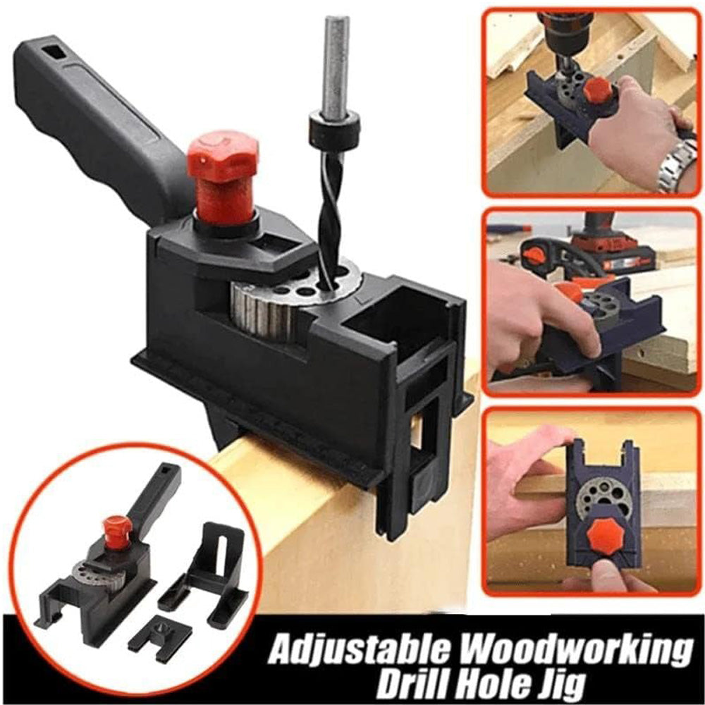 3-12mm Hole Woodworking Drilling Positioning Limit Fixture DIY Woodworking 38pcs