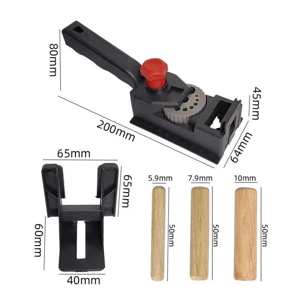3-12mm Hole Woodworking Drilling Positioning Limit Fixture DIY Woodworking 38pcs