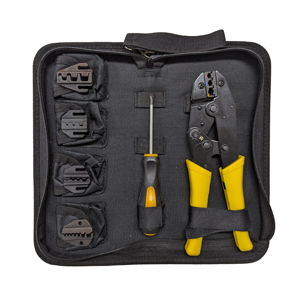 5 jaw Crimping Pliers Cold Pressed Terminal Hand Tools Set