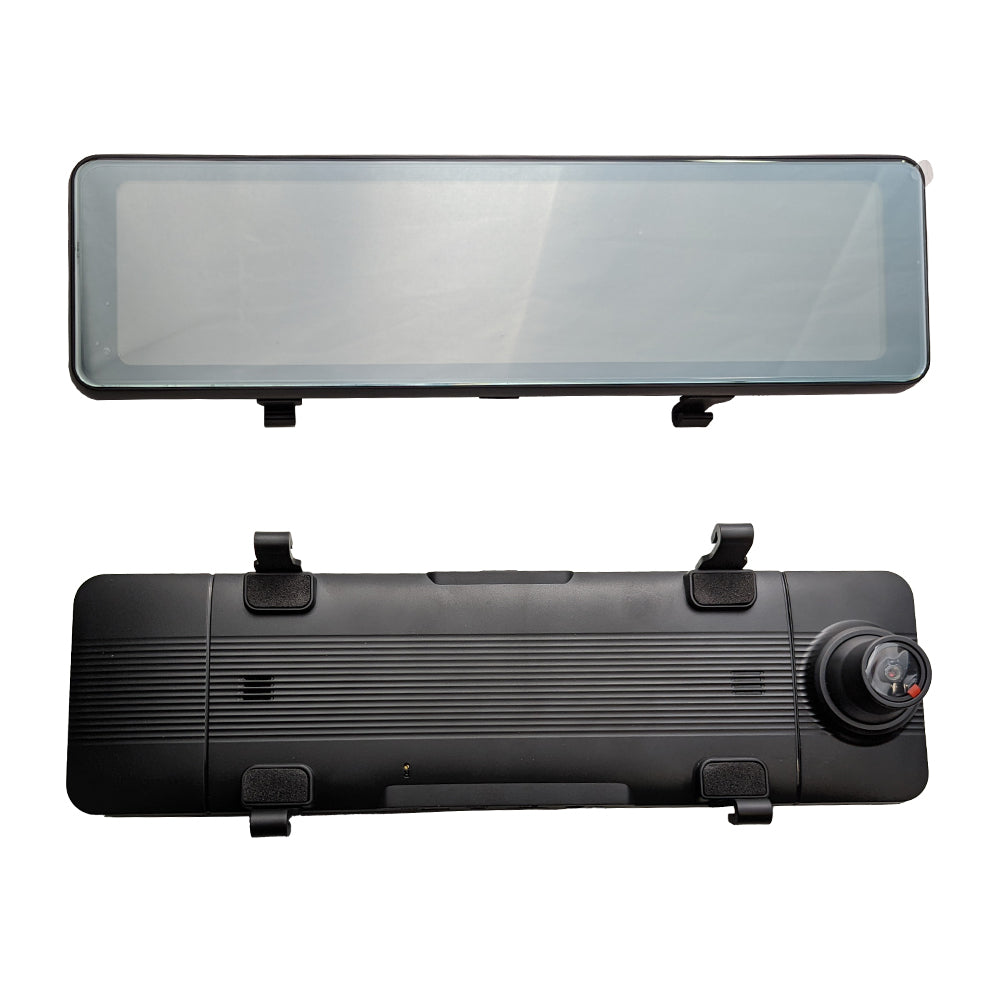Full-Size Starlight Night Vision Touch Screen Rearview Mirror Dual Channel Recorder