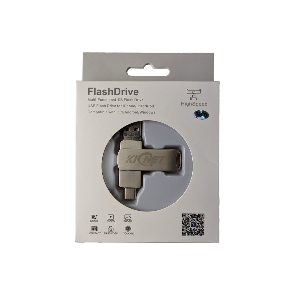 3 in 1 64GB 32GB OTG USB Flash Drive USB 3.0 for iPhone/iPad/IOS/Android/PC