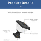 YH011800 Landscape Fence Outdoor Waterproof House  Lighting Solar Pillar Light