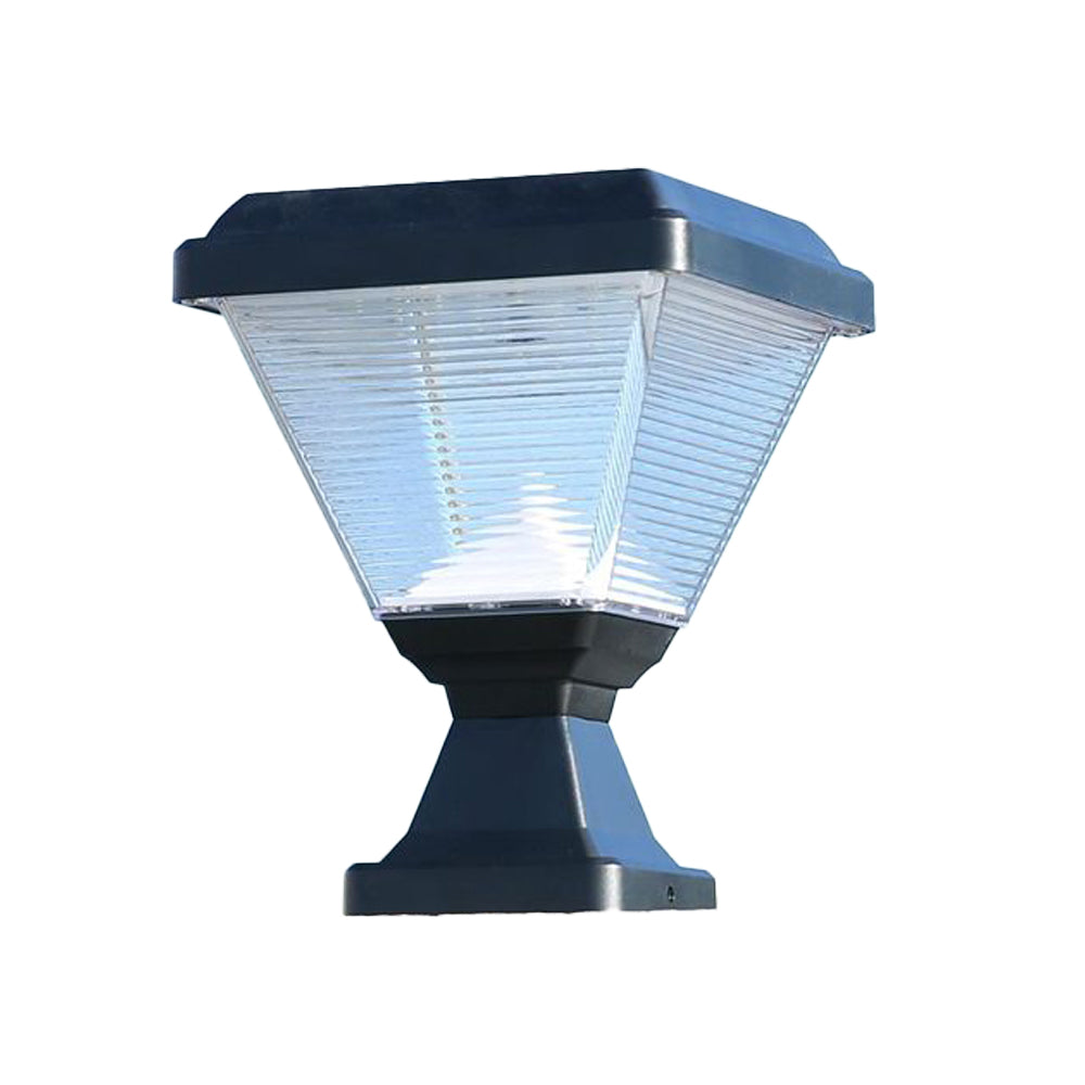 YH011800 Landscape Fence Outdoor Waterproof House  Lighting Solar Pillar Light