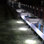 YH0416B Solar Fence Light 12 LED Outdoor Waterproof Wall Lamps