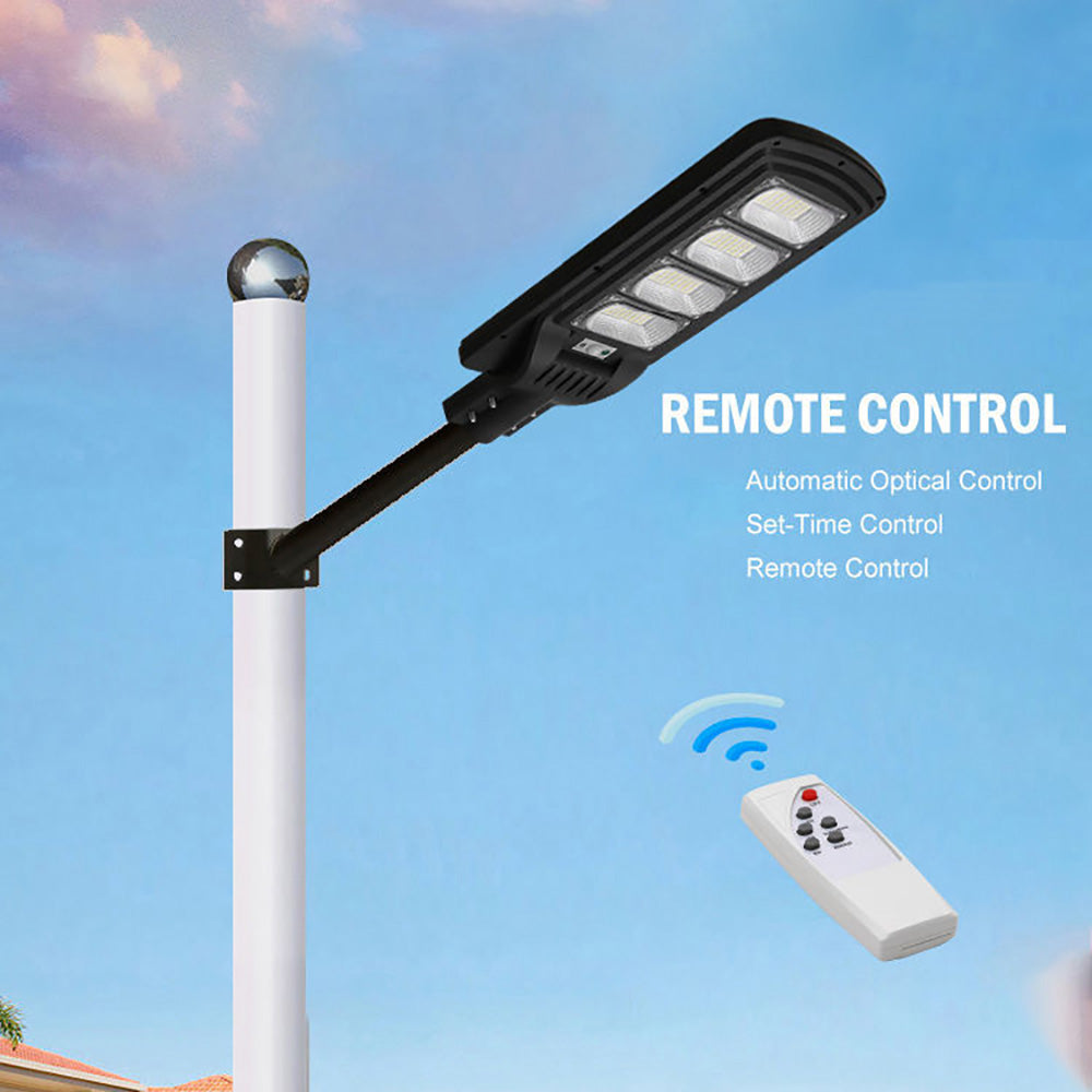 200W 4 Mode Remote Control Led motion Outdoor Waterproof Ip65 Solar Street Light