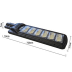 300W 4 Mode Remote Control Led motion Outdoor Waterproof Ip65 Solar Street Light
