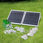 YH1003 30W 11V multifunctional Foldable small solar panel Green lighting kit