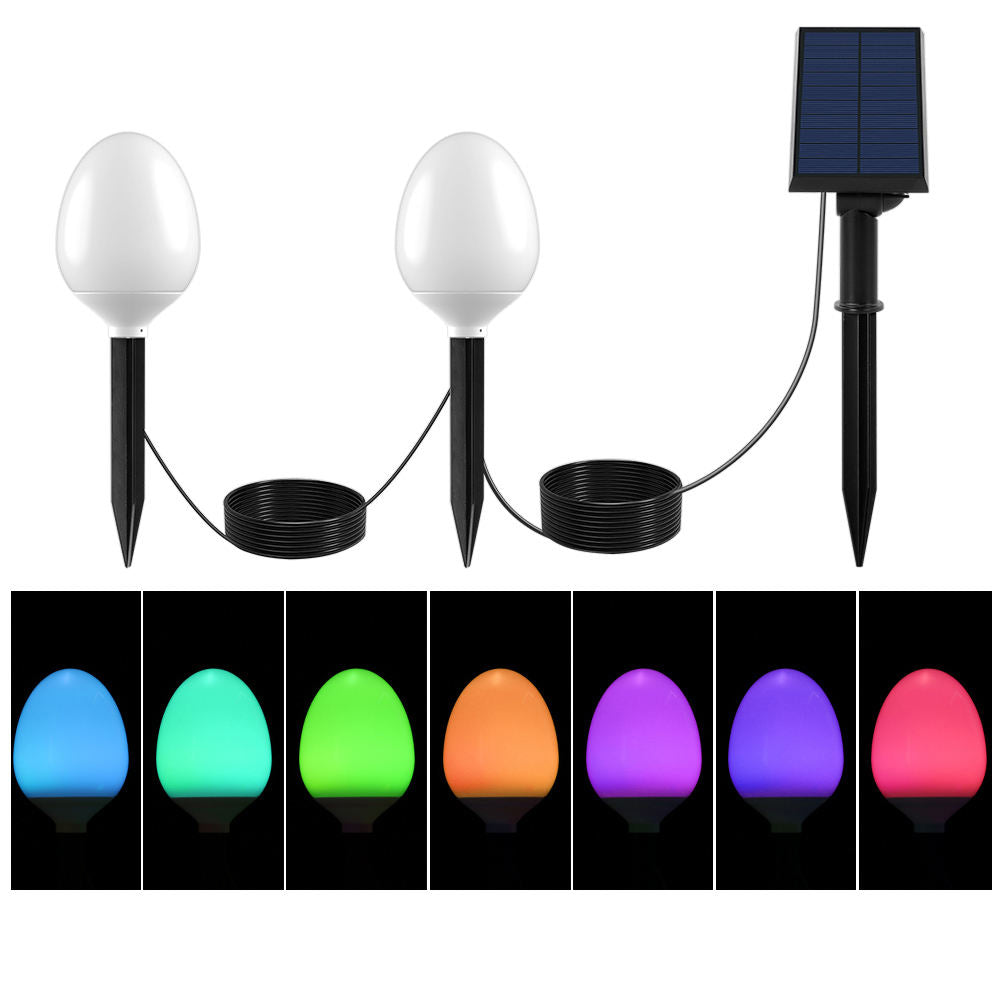 YH1010 Solar Ball Lights Christmas party decoration  led ball egg sphere light