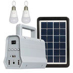 YH1011 2 in 1 Portable mini solar power lighting system kits with music speaker