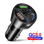 YSY-395KC Car Universial Triple Port USB Quick Power Charger