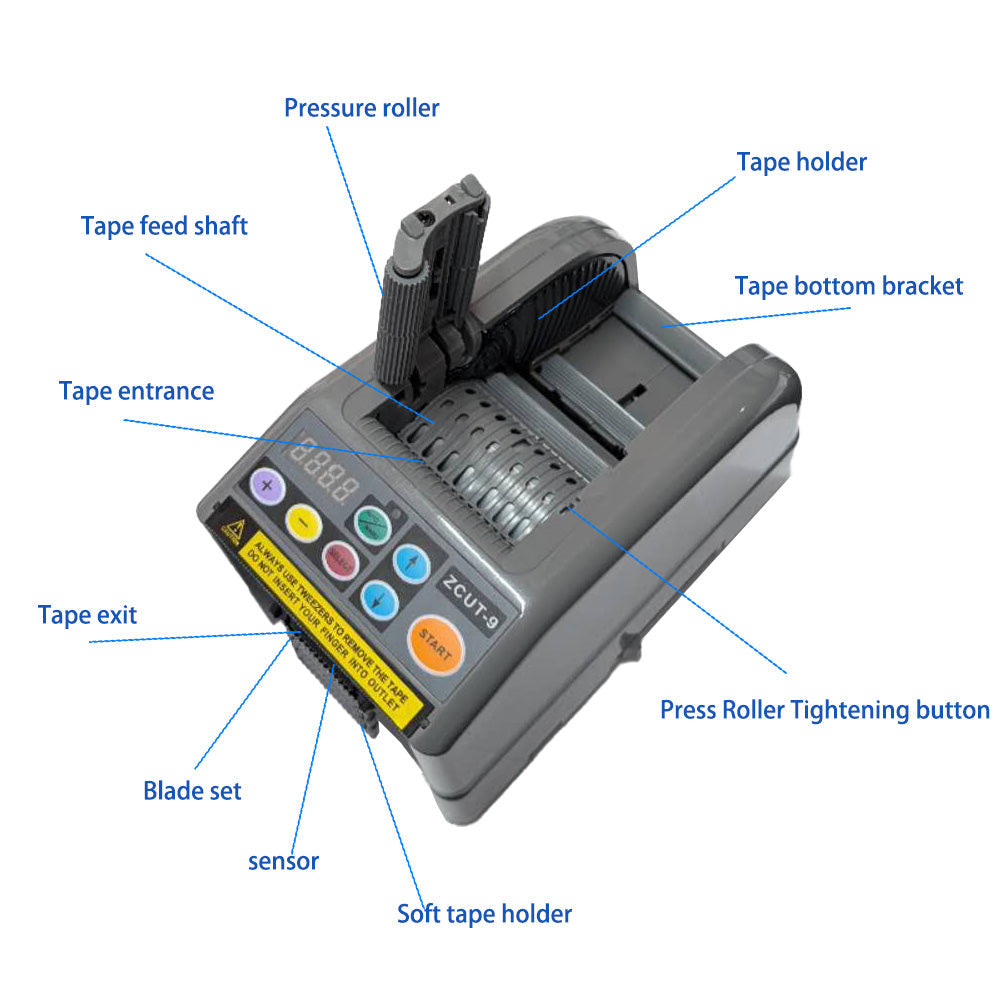 Automatic Tape Dispenser Self-Adhesive Electric Tape Cutter