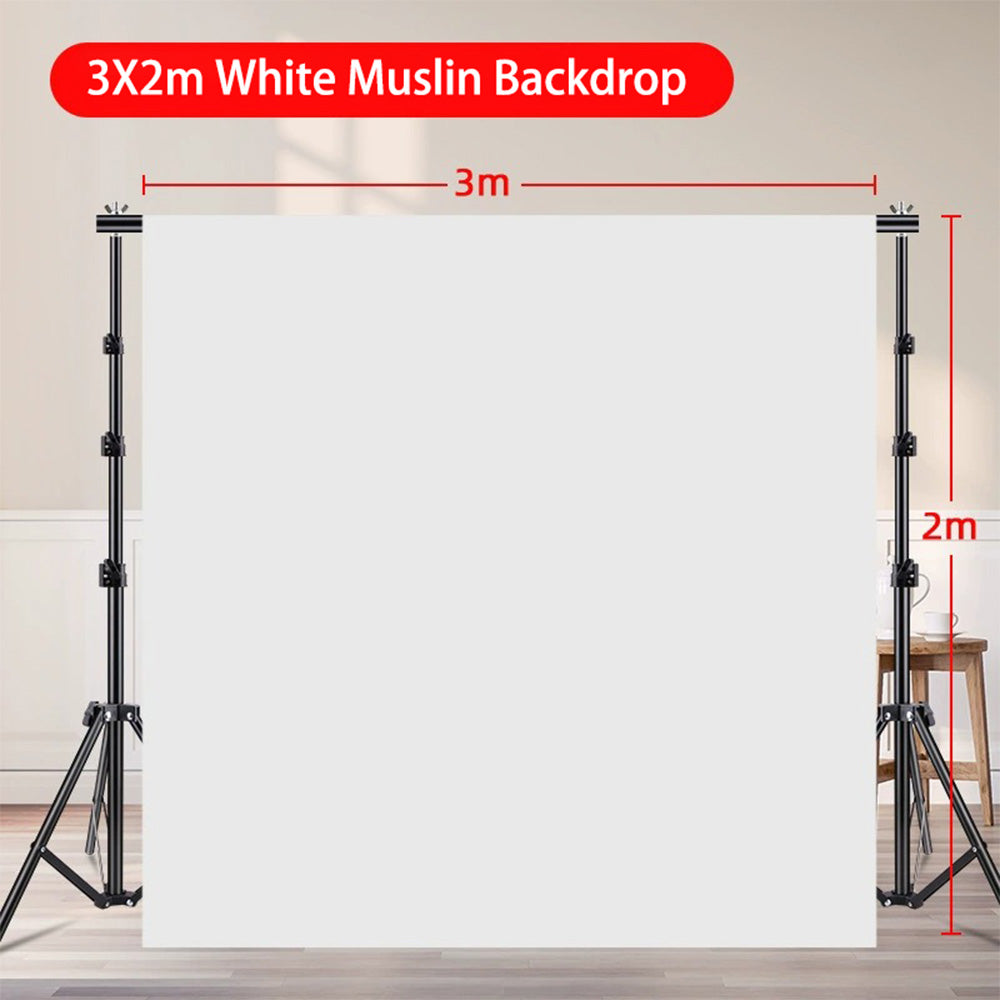 9.8x6.56ft 3X2m Photo Backdrop Collapsible Studio Seamless Background