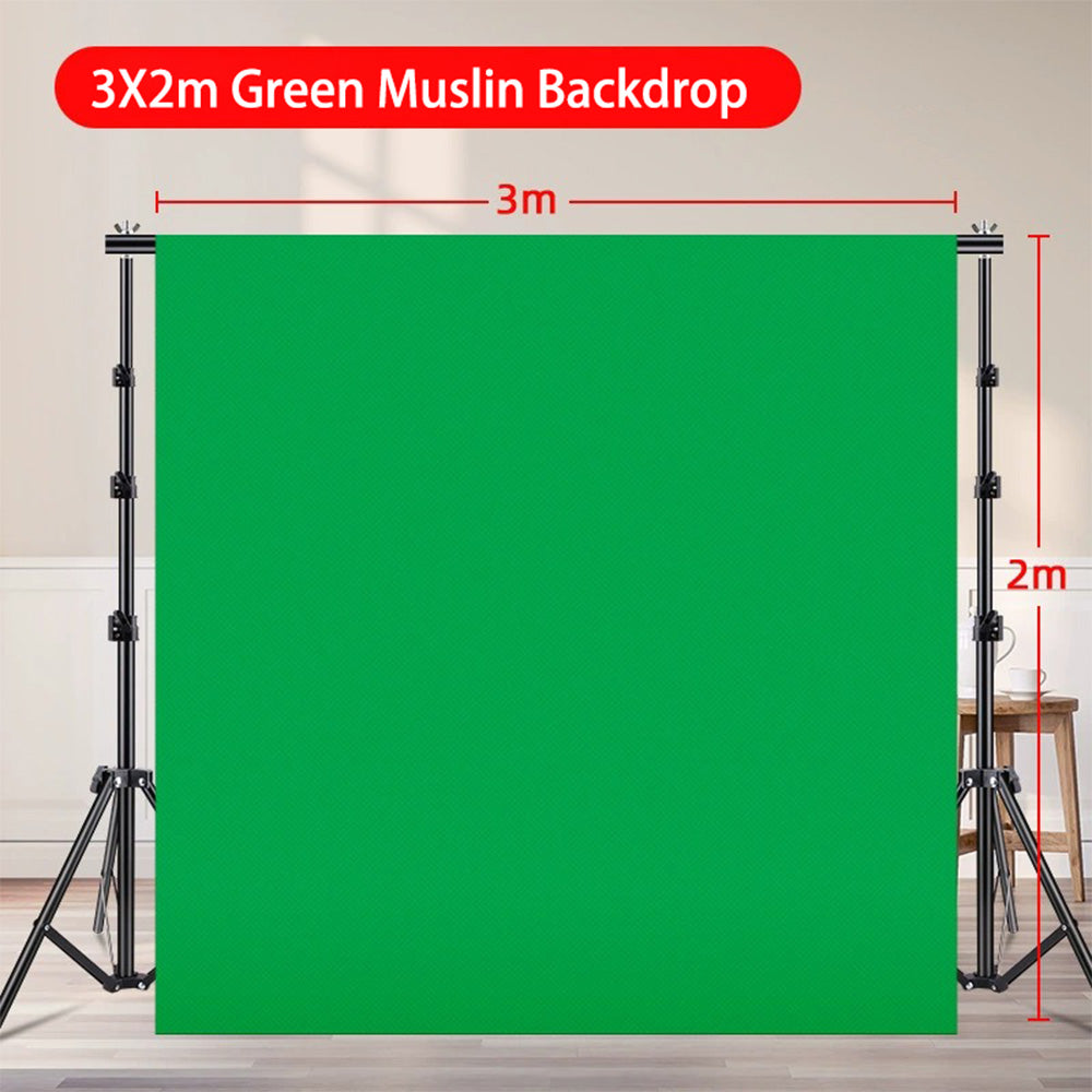 9.8x6.56ft 3X2m Photo Backdrop Collapsible Studio Seamless Background