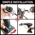 Double Head Sheet Metal Nibbler Drill Portable Electric Drill Shear Attachment