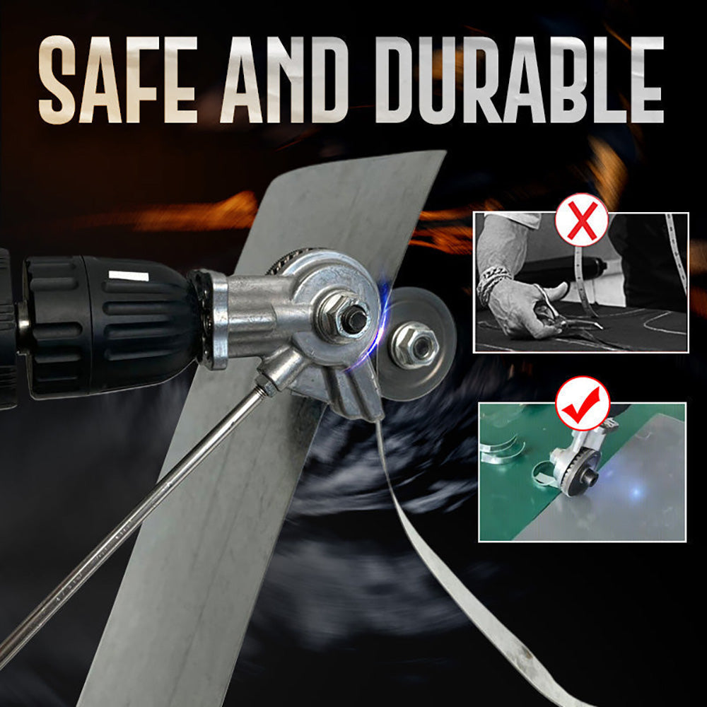 Double Head Sheet Metal Nibbler Drill Portable Electric Drill Shear Attachment