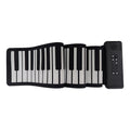Roll Up Piano 88 Keys Hand-rolling Portable waterproof Silicone Piano for kids