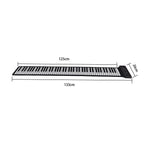 Roll Up Piano 88 Keys Hand-rolling Portable waterproof Silicone Piano for kids