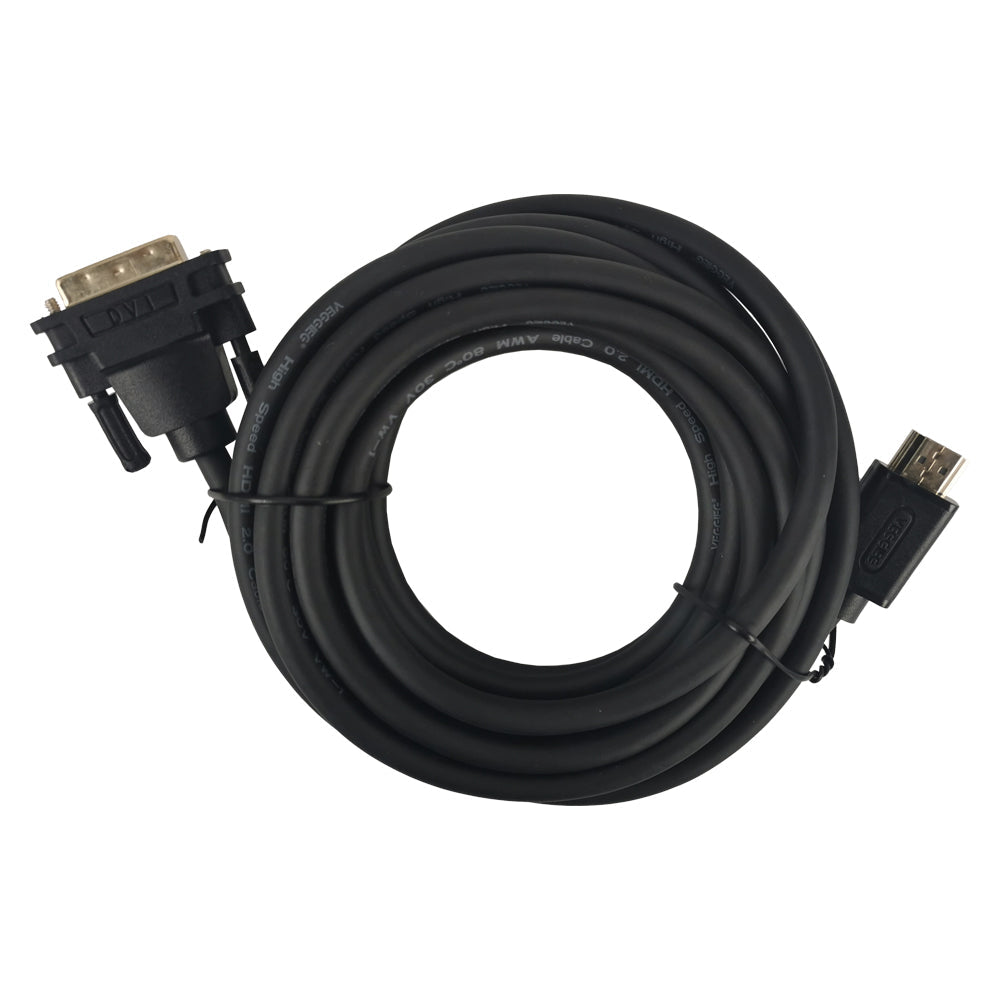 2M 3M 5M HDMI to DVI Cable DVI-D 24+1 pin cable 4K Bi-directional DVI D Male to HDMI Male Converter Cable for LCD DVD HDTV