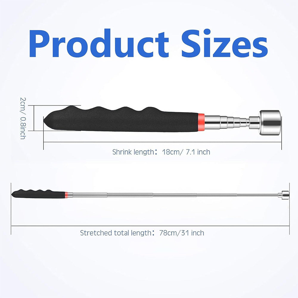 Magnetic Telescopic Pick-Up Tool 18-78CM Flexible &nbsp;Magnetic Sticker 25LB