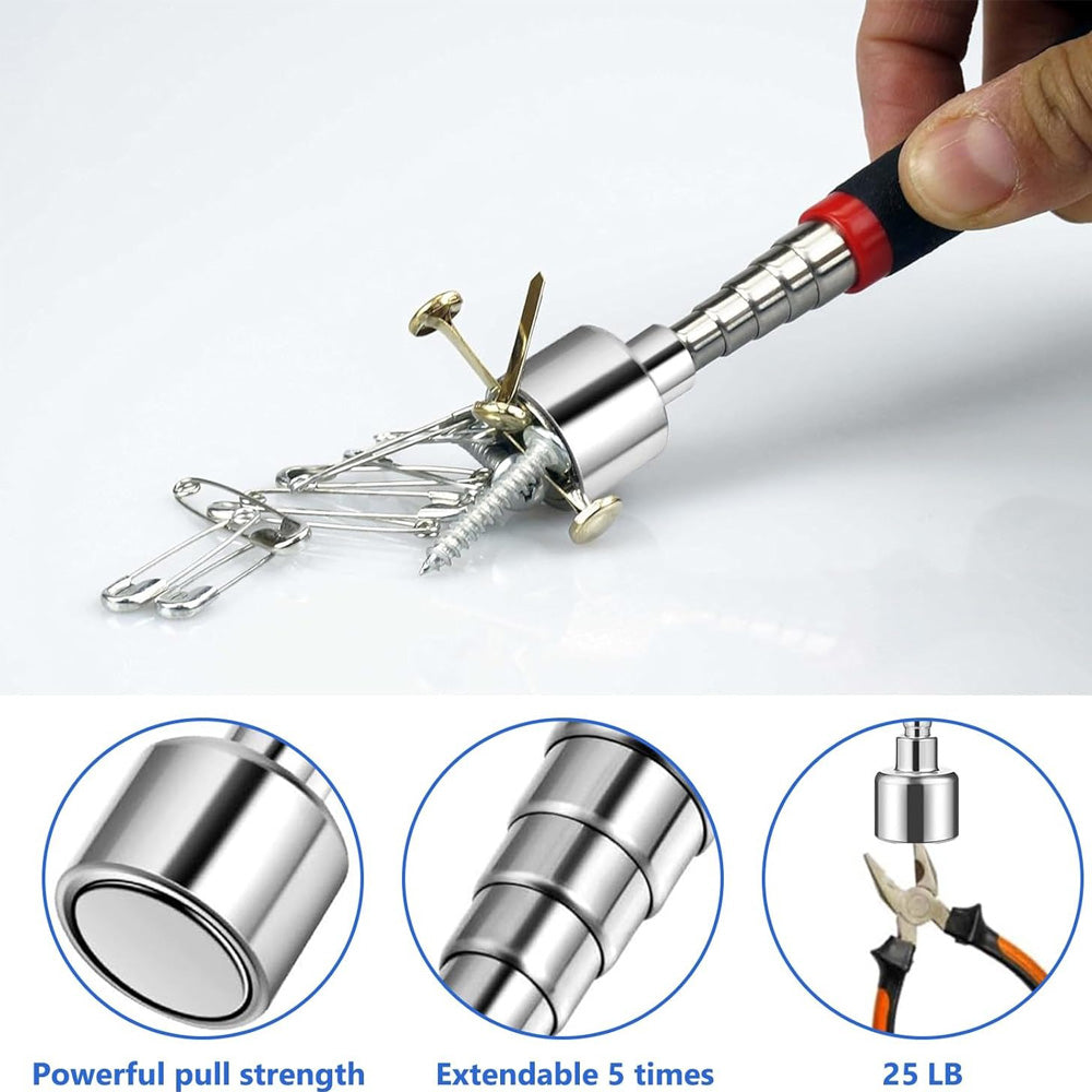 Magnetic Telescopic Pick-Up Tool 18-78CM Flexible &nbsp;Magnetic Sticker 25LB