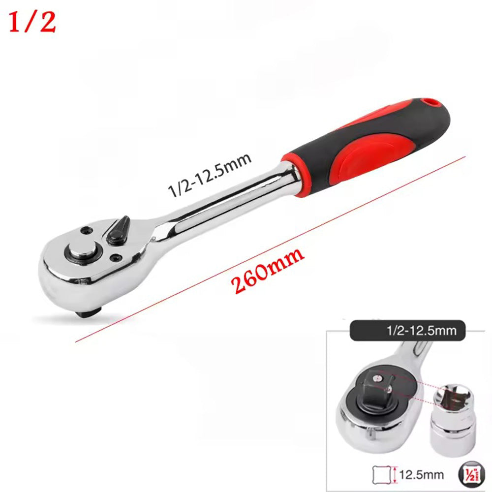 72 Teeth Ratchet Socket Wrench Tools 1/4" 3/8" 1/2" inch Ratchet Wrench&nbsp;