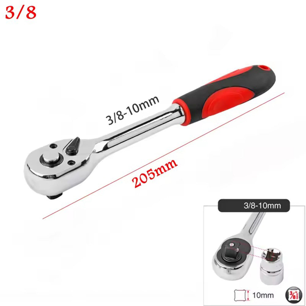 72 Teeth Ratchet Socket Wrench Tools 1/4" 3/8" 1/2" inch Ratchet Wrench&nbsp;