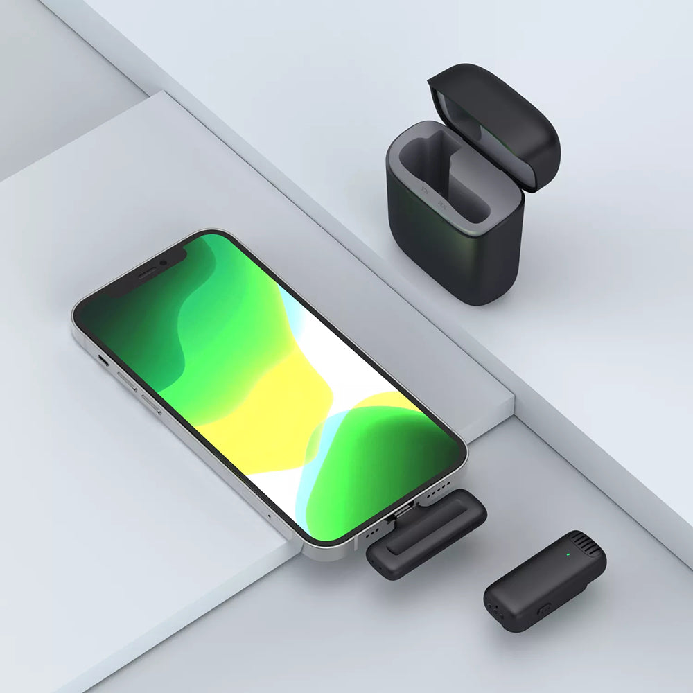 J11 Charging Box Wireless Microphone for type-c/lighting