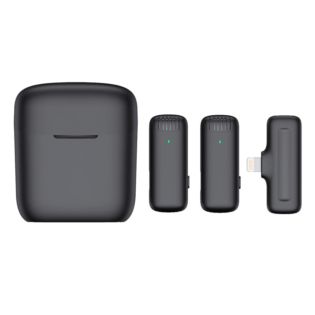J12 Charging Box Wireless Microphone for type-c/lighting