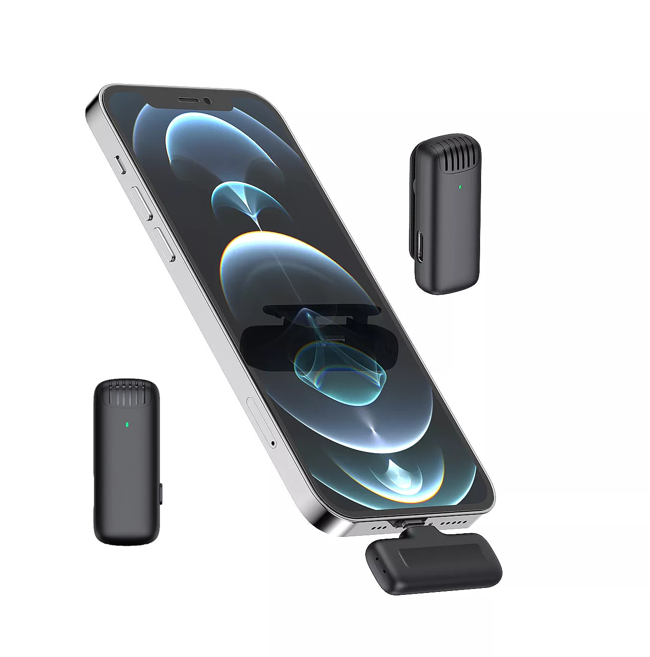 J12 Charging Box Wireless Microphone for type-c/lighting