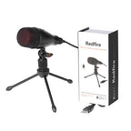 Redfire USB Computer Recording Microphone USB Power Supply and Audio Transmission
